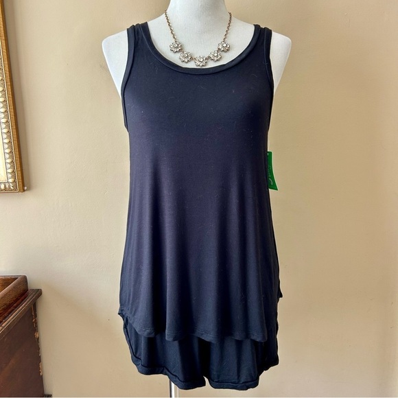 Honeydew Good Times 2 Piece Shortie Pajama Set Black Tank Shorts Size M NWT - Picture 2 of 11